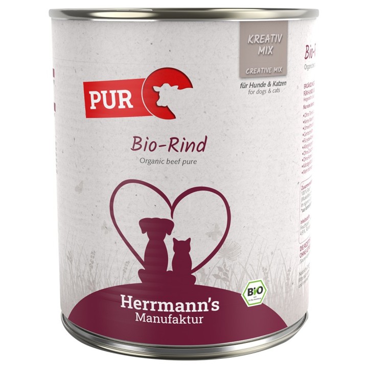 Herrmann's Bio-Reinfleisch 6 x 800 g - Bio-Rind