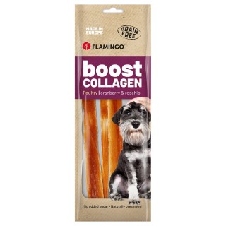 Flamingo Boost Collagen Streifen mit Huhn - 60 g