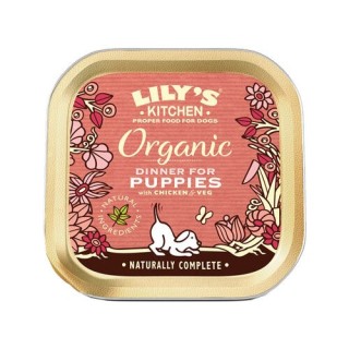 Lily's Kitchen Organic Hundefutter - Wanne - Rindfleisch - 11 x 150 g