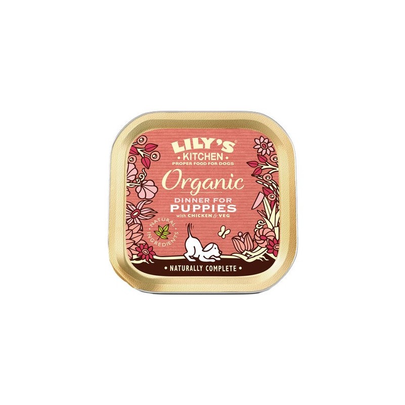 Lily's Kitchen Organic Hundefutter - Wanne - Rindfleisch - 11 x 150 g