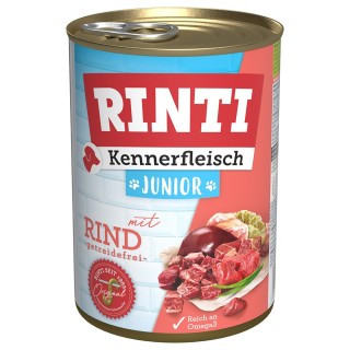 RINTI Kennerfleisch Junior - 6 x 400 g Rind
