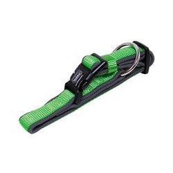 Nobby Halsband Classic Preno [neon grün/grau - L: 30-45 cm, B: 20/25 mm]