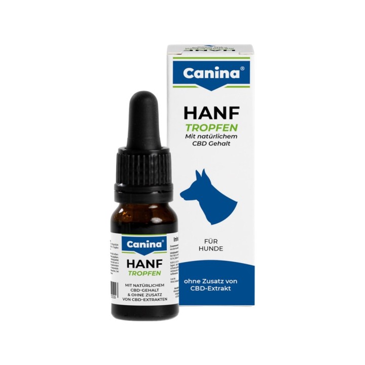 Canina Hanf-Tropfen mit natürlichem CBD - 10 ml