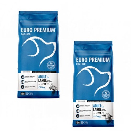 Euro-Premium Large Adult - Huhn & Reis - 12kg