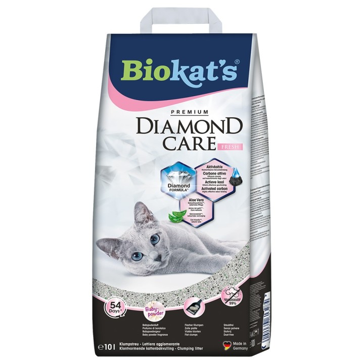 Biokat´s Diamond Care Fresh Katzenstreu - 10 l