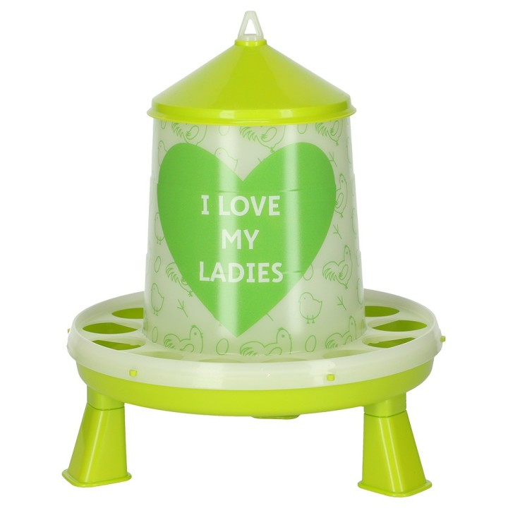 Kerbl Pet Futterspender "Ladies" für Hühner - 2,4 l / 2 kg