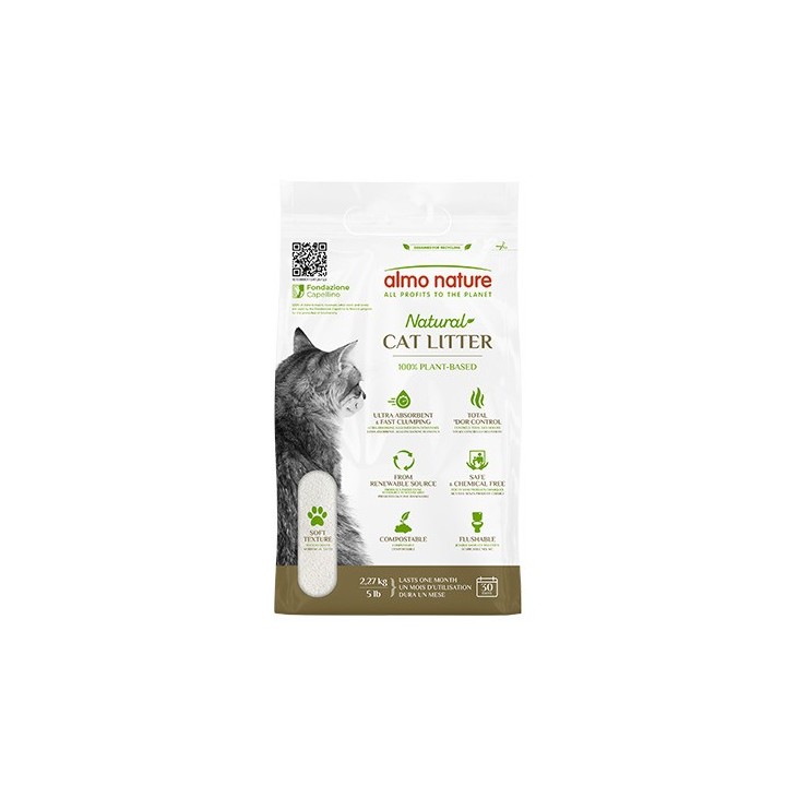 Almo Nature Natural Soft Katzenstreu - 2,27 kg