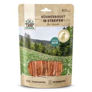 Wildes Land | Hühnerbrust in Streifen | Fleischsnacks | 200 g