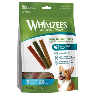 Whimzees by Wellness Stix für Hunde - Größe S: für kleine Hunde (7 - 12 kg, 28 Stück)