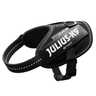 JULIUS-K9 IDC®-Powergeschirr - schwarz - Größe 2XS: Brustumfang 33 - 45 cm