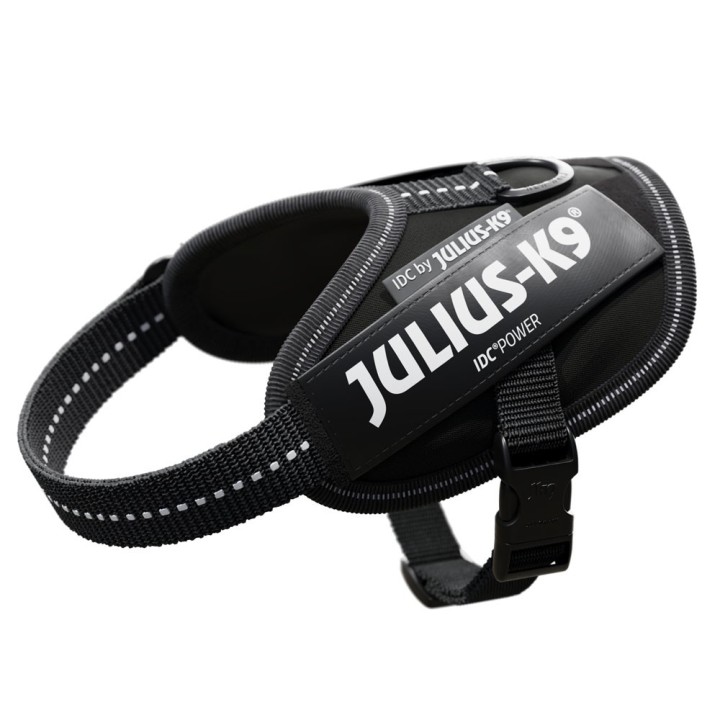 JULIUS-K9 IDC®-Powergeschirr - schwarz - Größe 2XS: Brustumfang 33 - 45 cm