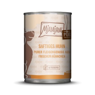 MjAMjAM purer Fleischgenuss 6 x 400 g - saftiges Huhn pur