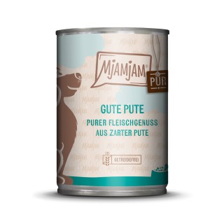 MjAMjAM purer Fleischgenuss 6 x 400 g - gute Pute pur