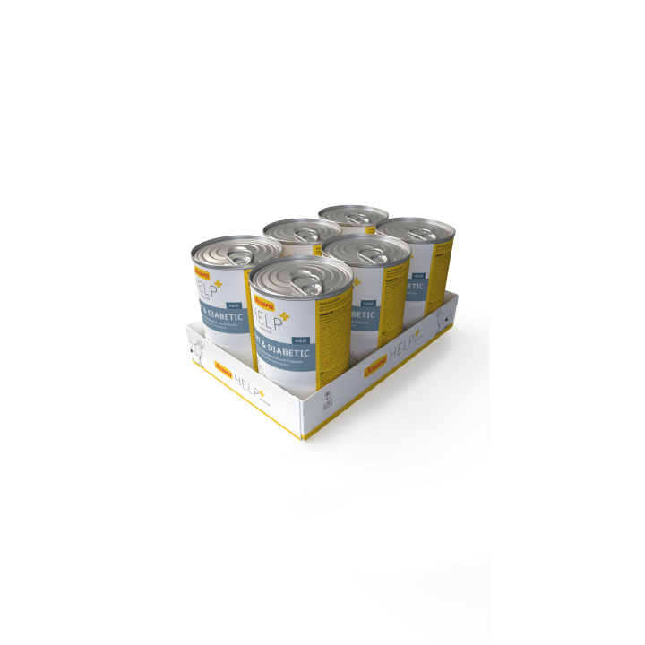 JOSERA Help Nassfutter Weight & Diabetic Dog 6x400g