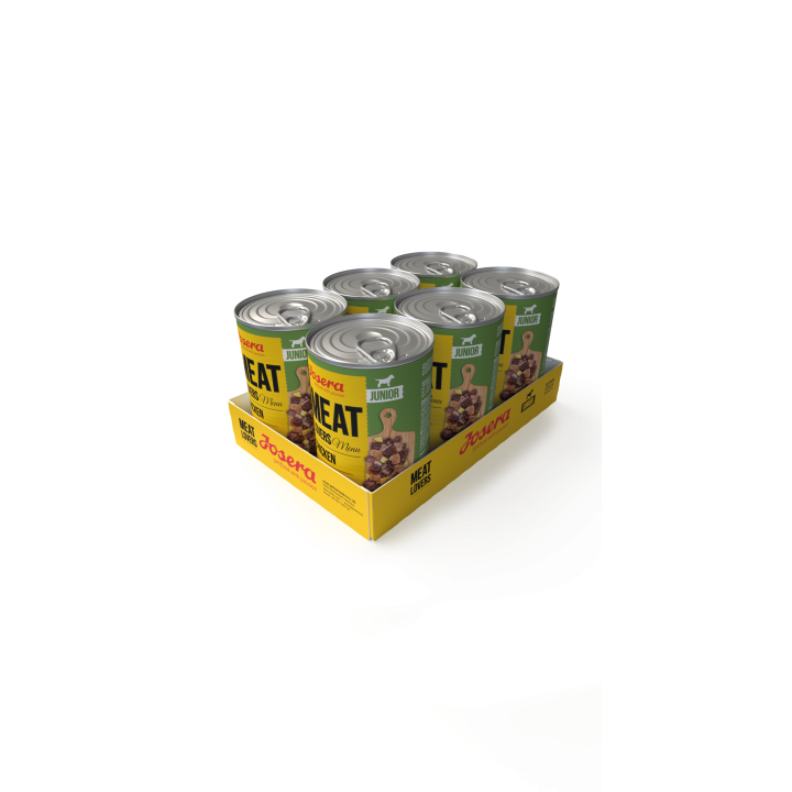 JOSERA Nassfutter Meat Lovers Junior Menu Chicken 6x400g