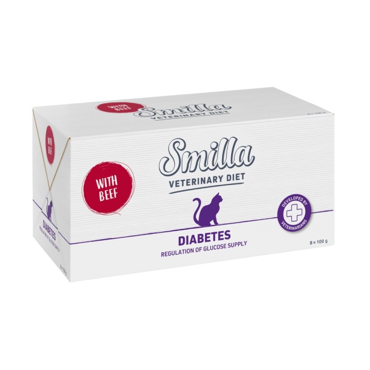 Smilla Veterinary Diet Diabetes - 8 x 100 g