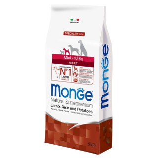 Monge Mini Adult Lamm, Reis & Kartoffeln - 7,5 kg