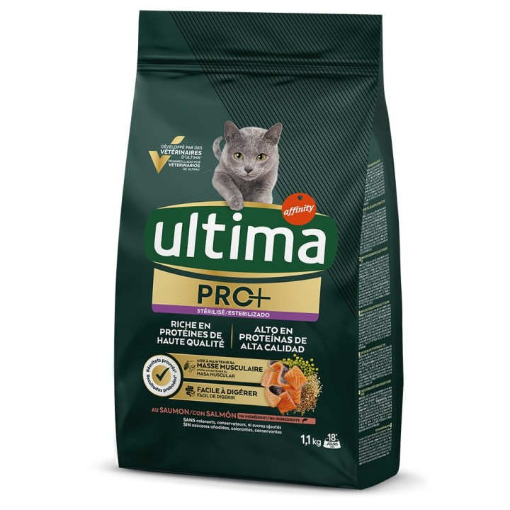 Ultima Cat PRO+ Sterilized Lachs - 1,1 kg