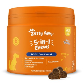 Zesty Paws 5-in-1 Chews Truthahn - 90 Kautabletten