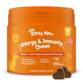 Zesty Paws Allergy & Immunity Chews Lachs - 90 Kautabletten