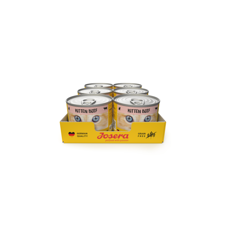 JOSERA Nassfutter Kitten Beef 6x200g