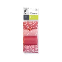 M-Pets Kotbeutel - Rosenduft - 4 x 15 Stück