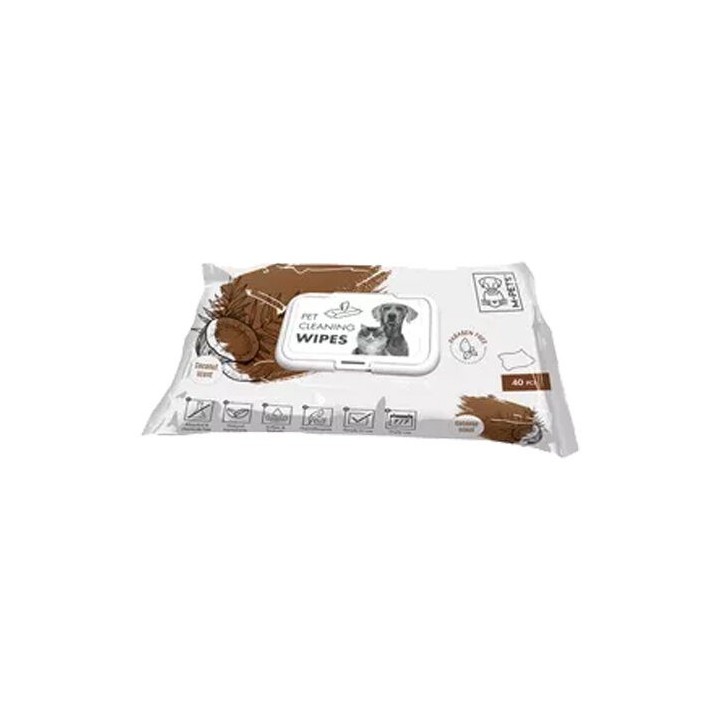 M-Pets Wipes Coconut - 40 Stück