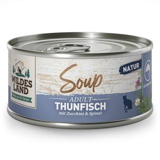 Wildes Land | Thunfisch mit Zucchini & Spinat | Soup | 12 x 80 g
