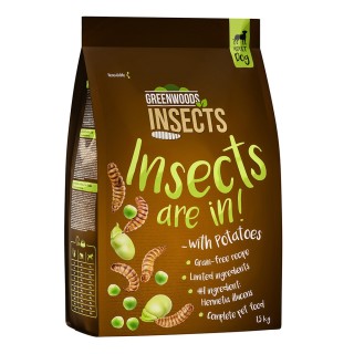 Greenwoods Insects Insekten mit Kartoffeln, Erbsen und Favabohnen 1,5 kg
