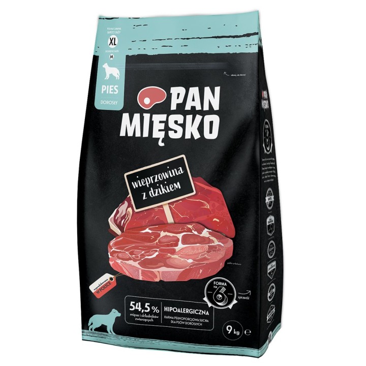 Pan Mięsko XL Schwein mit Wildschwein - 9 kg