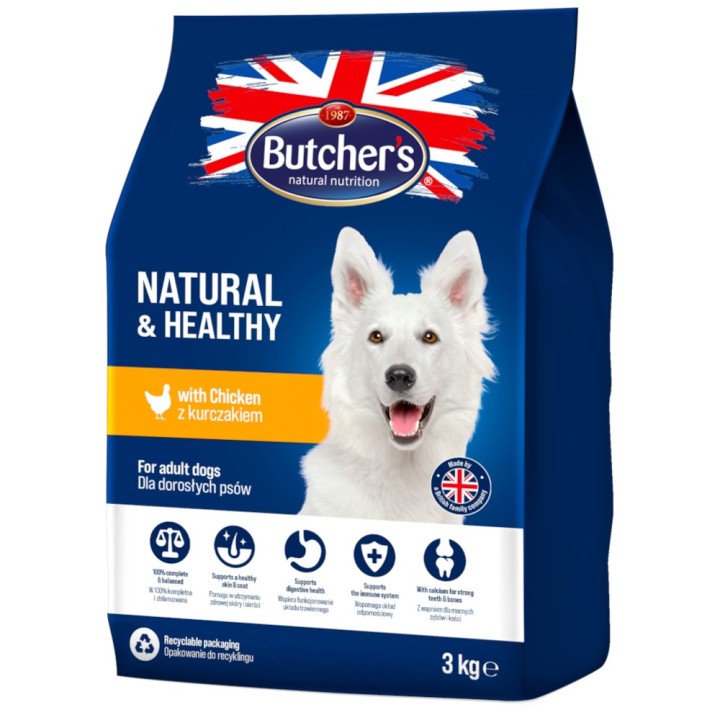 Butcher's Natural & Healthy mit Huhn - 3 kg