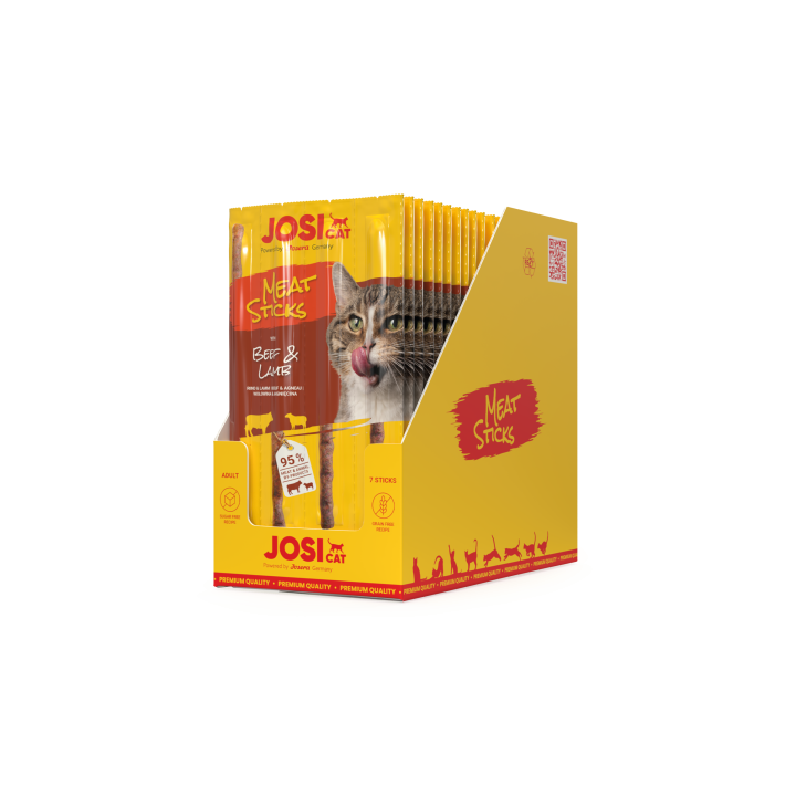 JosiCat Meat Sticks Beef & Lamb 20x35g