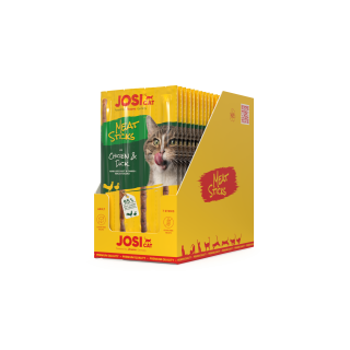 JosiCat Meat Sticks Chicken &Duck 20x35g
