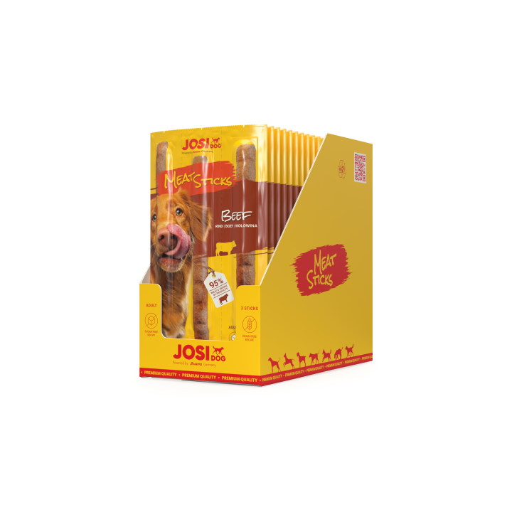 JosiDog Meat Sticks Beef 20x33g