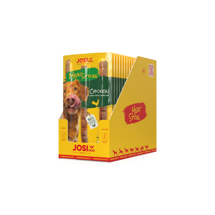 JosiDog Meat Sticks Chicken 20x33g
