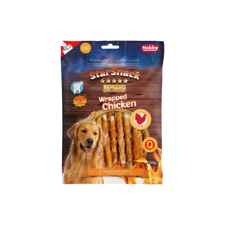 Nobby Starsnack BBQ - Wrapped Chicken - 113 g