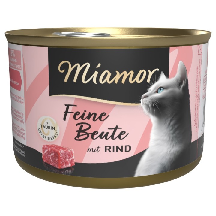 Miamor Feine Beute 12 x 185 g - Rind