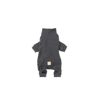 FuzzYard LIFE Soft Touch Hunde-Pyjama [40cm - Schiefergrau]