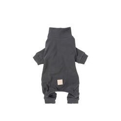 FuzzYard LIFE Soft Touch Hunde-Pyjama [40cm - Schiefergrau]