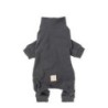 FuzzYard LIFE Soft Touch Hunde-Pyjama [40cm - Schiefergrau]