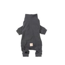 FuzzYard LIFE Soft Touch Hunde-Pyjama [45cm - Schiefergrau]