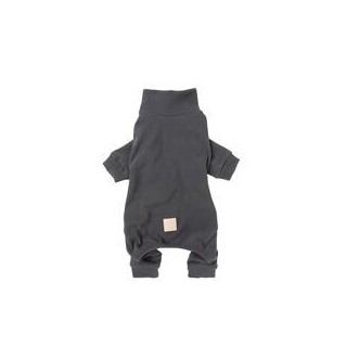 FuzzYard LIFE Soft Touch Hunde-Pyjama [49cm - Schiefergrau]