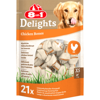 8in1 Delights Kauknochen - XS, 21 Stk