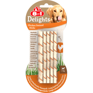 8in1 Delights Twisted Sticks 10 Stück - 1 Pkg