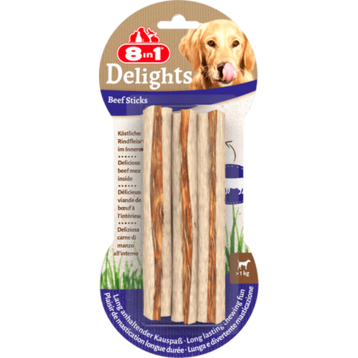 8in1 Delights Beef Kausticks - 1 Stk