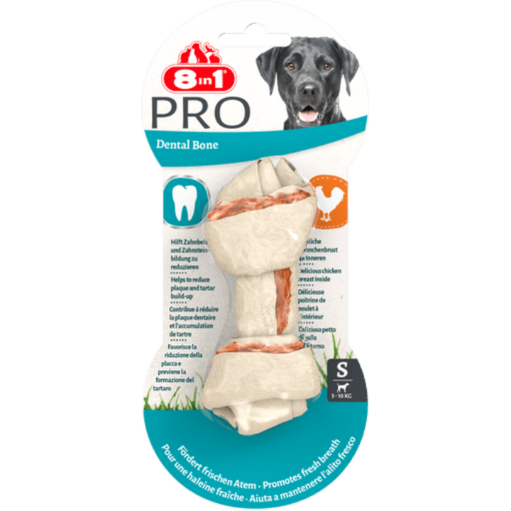 8in1 Delights Pro Dental Kauknochen - S