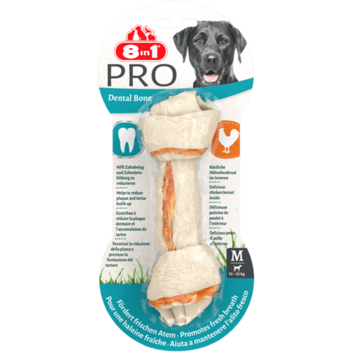 8in1 Delights Pro Dental Kauknochen - M