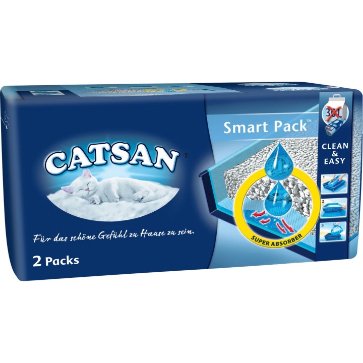 Catsan Smart Pack 2x4 l - 8 l