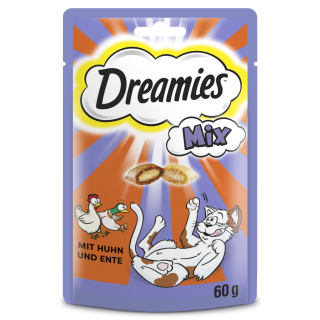 Dreamies Katzensnacks Mix mit Huhn & Ente - 60 g