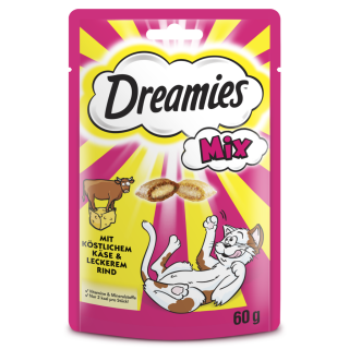 Dreamies Katzensnacks Mix mit Käse & Rind - 60 g